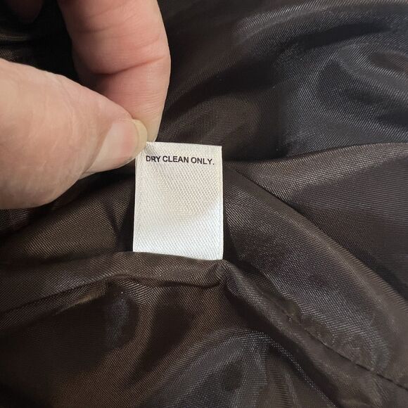 Cato 3 Button Blazer Sz 22W Cotton Blend Textured Brown Corpcore Career Chic - Picture 6 of 8